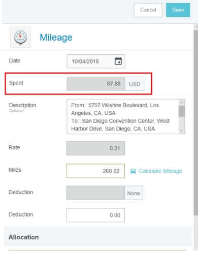 Calculating Mileage Expenses in Chrome River – United Church of Canada